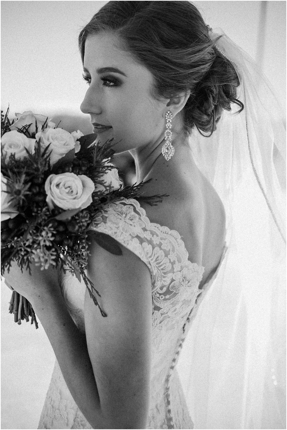 Kay + Bee x Destination Wedding + Adventurous Elopement Photographers | www.kayxbee.com | Bridal Portrait Ideas | Black and White Bride