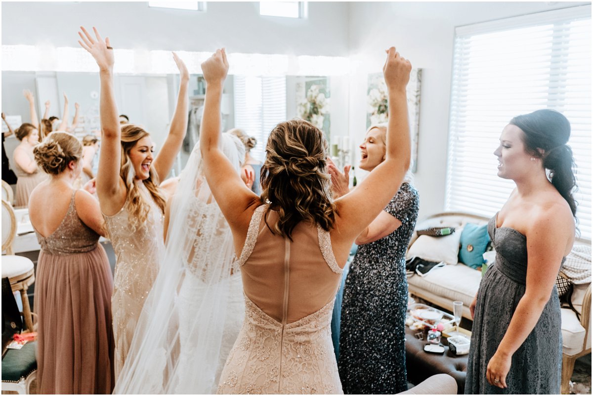 Bridesmaids Pink Wine Cranberry Navy Wedding - Dove Ridge Vineyard - Fort Worth Dallas - Wichita Wedding Photographer