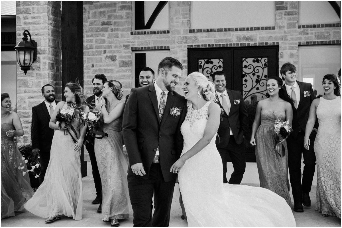 Wedding Party Pink Wine Cranberry Navy Wedding - Dove Ridge Vineyard - Fort Worth Dallas - Wichita Wedding Photographer