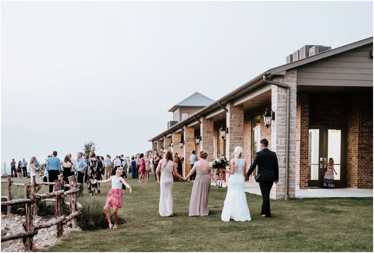 Outdoor Reception Pink Wine Cranberry Navy Wedding - Dove Ridge Vineyard - Fort Worth Dallas - Wichita Wedding Photographer
