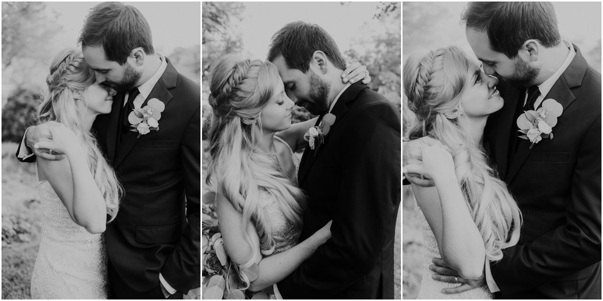 B&W Bride and Groom Formals
